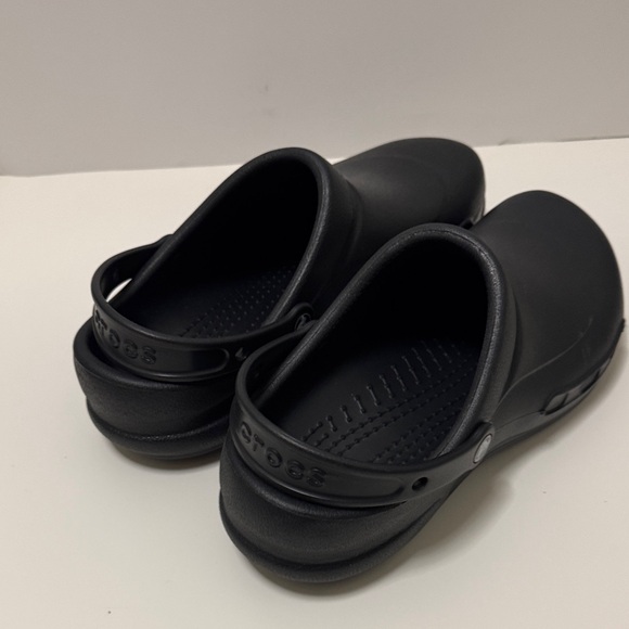 CROCS Bistro Work Clog Size 12 Men New with Tags  Black Clogs main image 5
